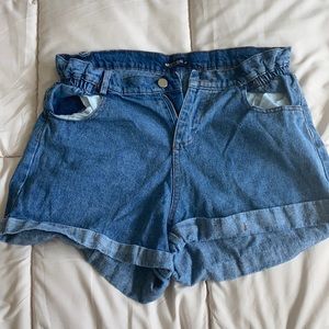 Nasty Gal high waisted jean shorts